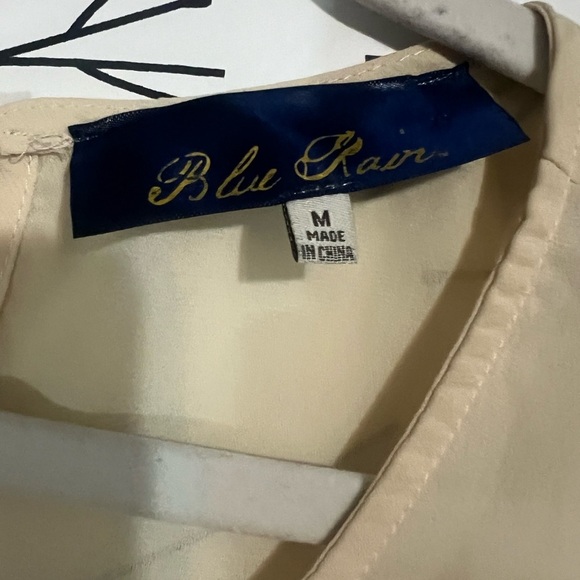 Blue rain women tank top beaded size medium - Picture 4 of 5